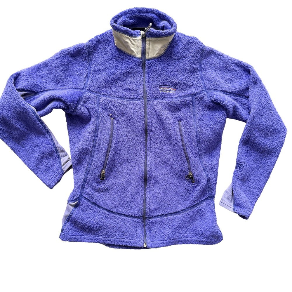 Patagonia R2 Regulator Fleece Jacket Womens XS Purple Full Zip Polartec Made USA